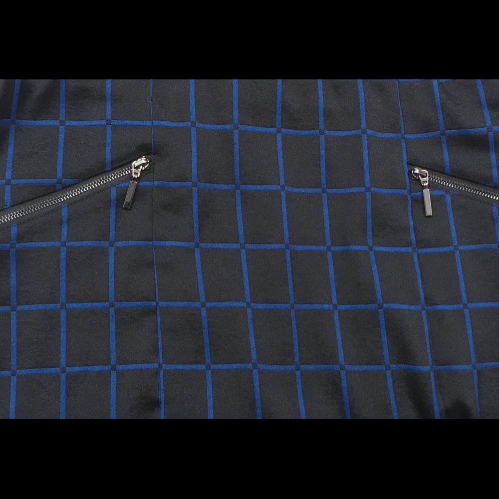 Alfani Pencil Skirt Window Pane Check w/pockets - Picture 4 of 4
